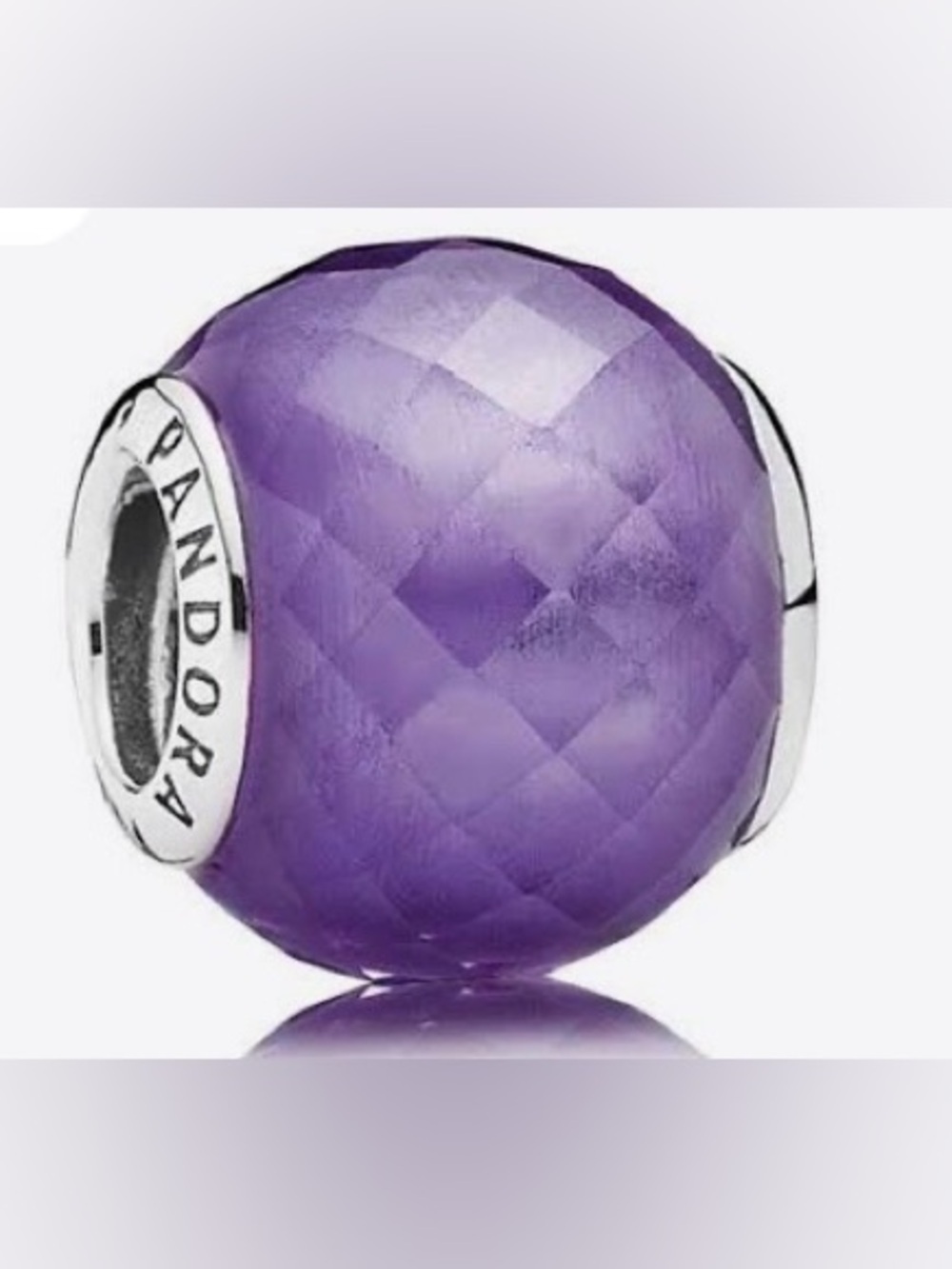 Pandora Purple Petite Facets Charm